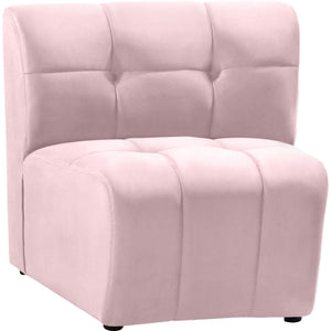 Meridian Limitless Pink Velvet Modular Chair