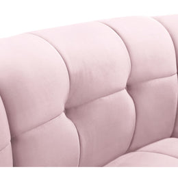 Meridian Limitless Pink Velvet Modular Chair