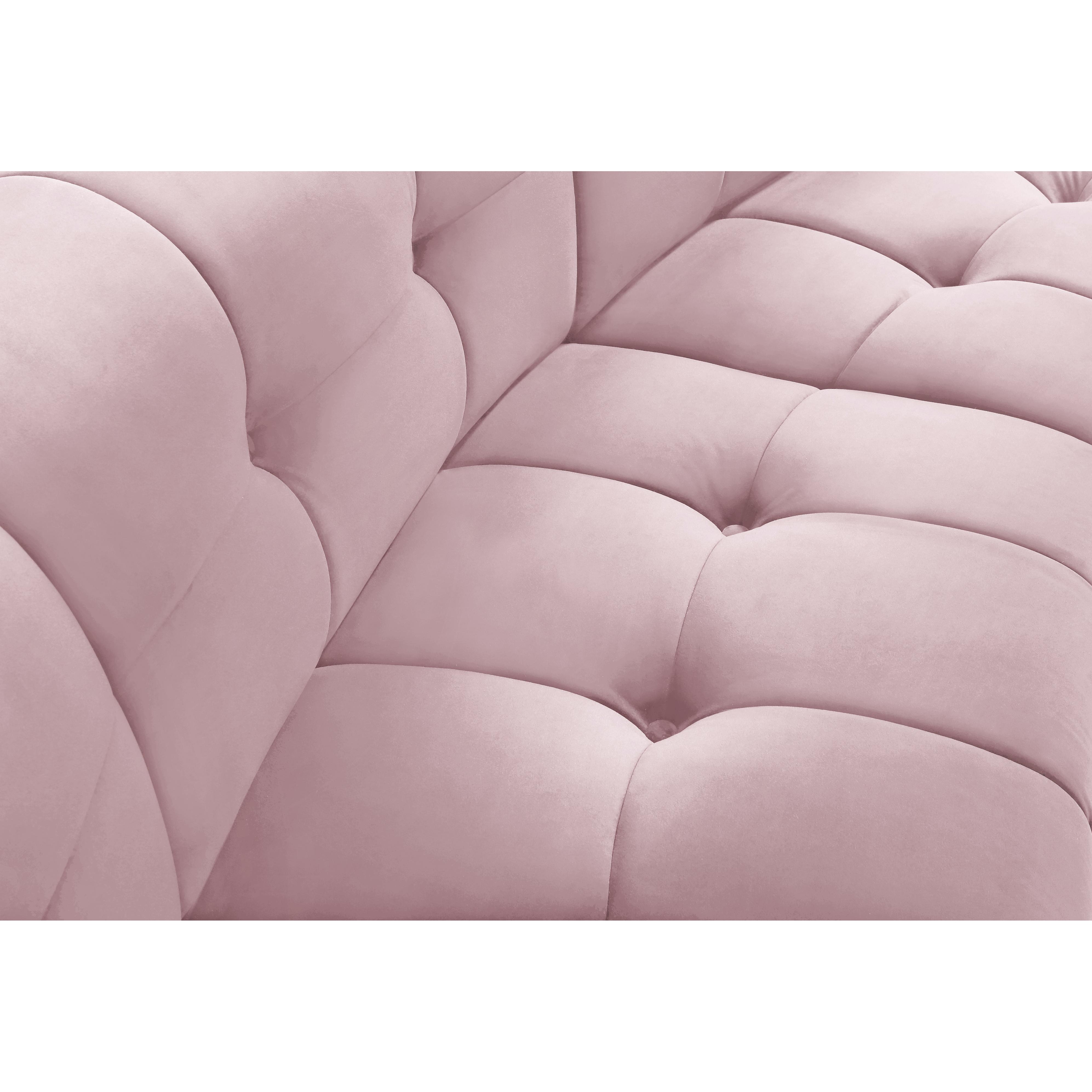 Meridian Limitless Pink Velvet Modular Chair