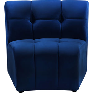 Meridian Limitless Navy Velvet Modular Chair
