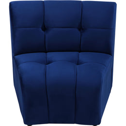 Meridian Limitless Navy Velvet Modular Chair