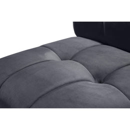 Meridian Limitless Grey Velvet Modular Chair