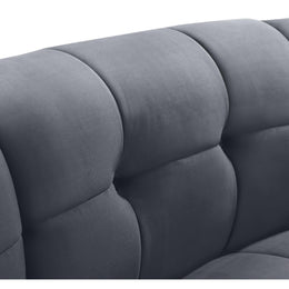 Meridian Limitless Grey Velvet Modular Chair