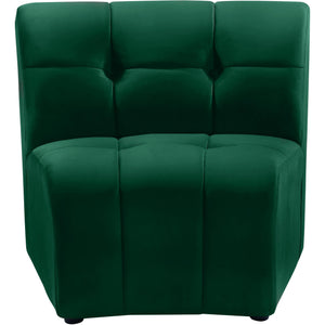 Meridian Limitless Green Velvet Modular Chair