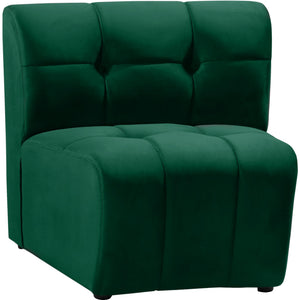 Meridian Limitless Green Velvet Modular Chair