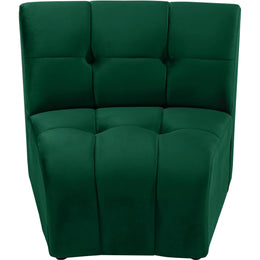 Meridian Limitless Green Velvet Modular Chair