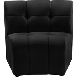 Meridian Limitless Black Velvet Modular Chair
