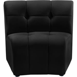 Meridian Limitless Black Velvet Modular Chair