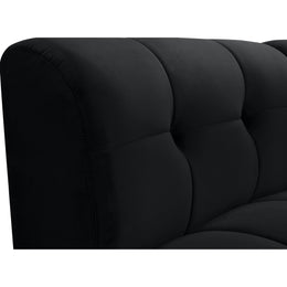Meridian Limitless Black Velvet Modular Chair