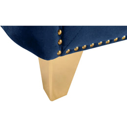 Meridian Michelle Navy Velvet Chair