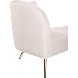 Meridian Nolan Cream Velvet Chaise