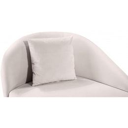 Meridian Nolan Cream Velvet Chaise