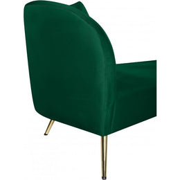 Meridian Nolan Green Velvet Chaise