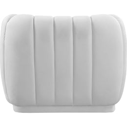 Meridian Dixie Cream Velvet Chair