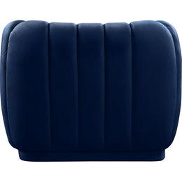 Meridian Dixie Navy Velvet Chair