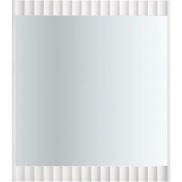 Meridian Modernist White Gloss Mirror