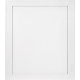 Meridian Modernist White Gloss Mirror