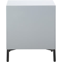 Meridian Glitz Antique Silver Side Table