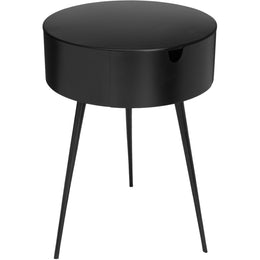 Meridian Bali Black Night Stand