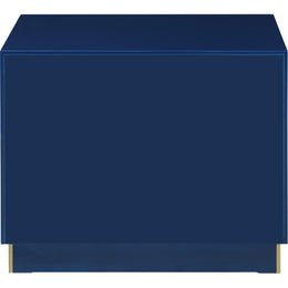 Meridian Cosmopolitan Navy Lacquer Side Table