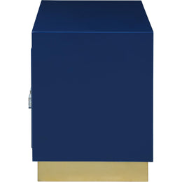 Meridian Cosmopolitan Navy Lacquer Side Table