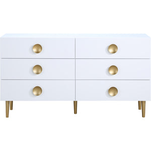 Meridian Zayne White Dresser