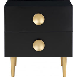 Meridian Zayne Black Night Stand