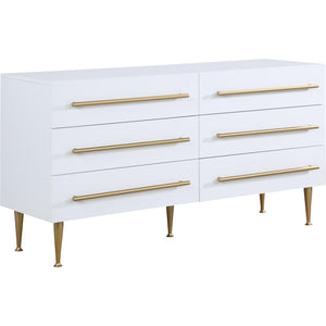 Meridian Marisol White Dresser