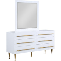 Meridian Marisol White Dresser