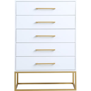 Meridian Maxine White Chest