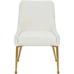 Meridian Ace Cream Velvet Dining Chair