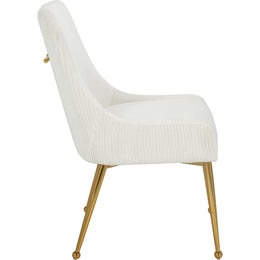 Meridian Ace Cream Velvet Dining Chair