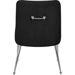 Meridian Ace Black Velvet Dining Chair