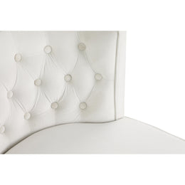 Meridian Perry Cream Velvet Dining Chair