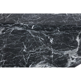 Meridian Omni Black Faux Marble Dining Table
