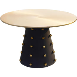 Meridian Raven Black / Gold Dining Table