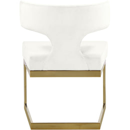 Meridian Alexandra Cream Velvet Dining Chair