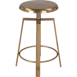 Meridian Lang Gold Iron Counter/Bar Stool