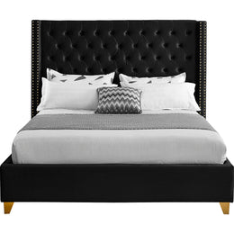 Meridian Barolo Black Velvet King Bed