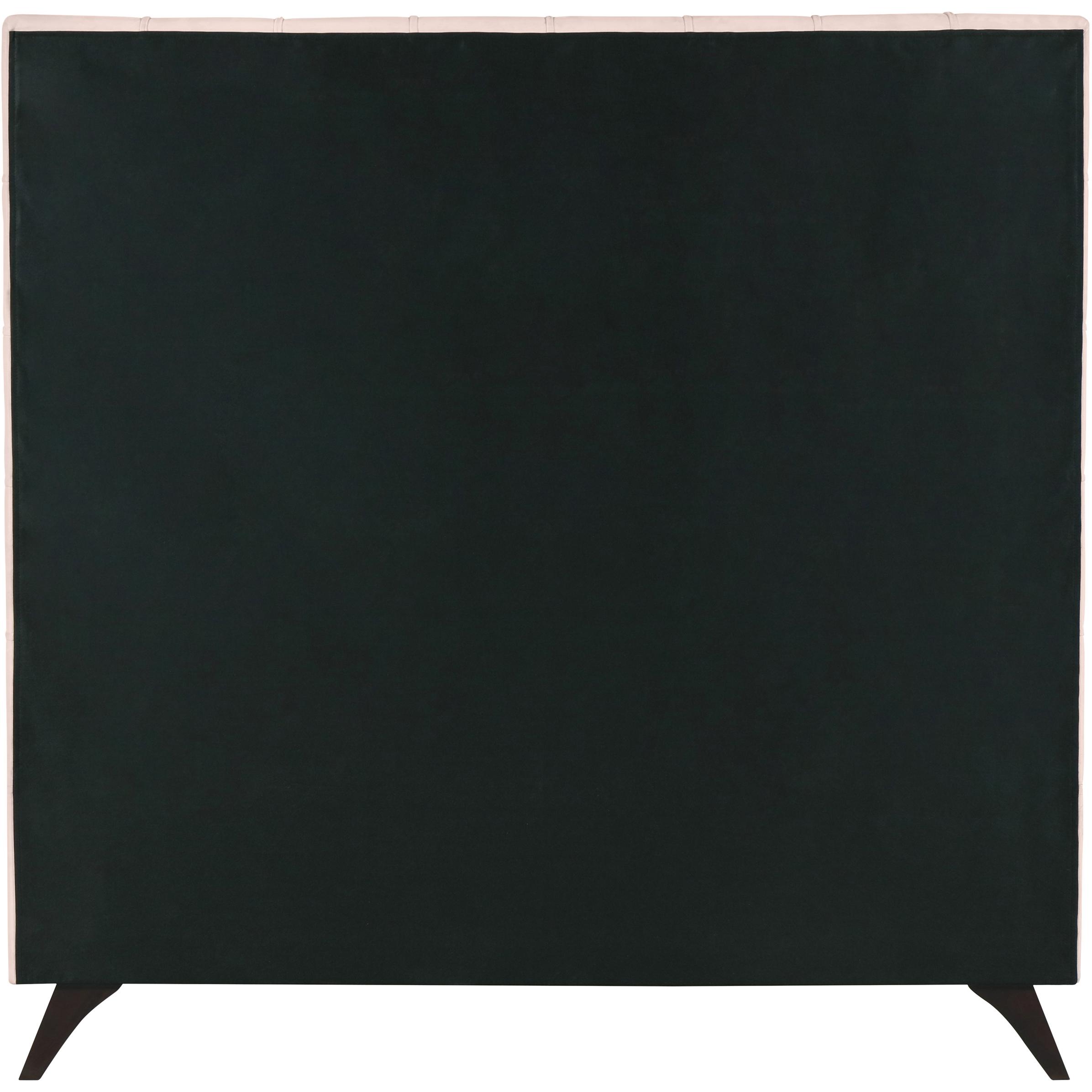 Meridian Elly Pink Velvet Queen Bed