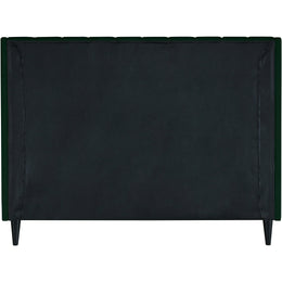 Meridian Eva Green Velvet Queen Bed