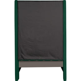Meridian Fritz Green Velvet Twin Bed