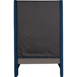 Meridian Fritz Navy Velvet Twin Bed