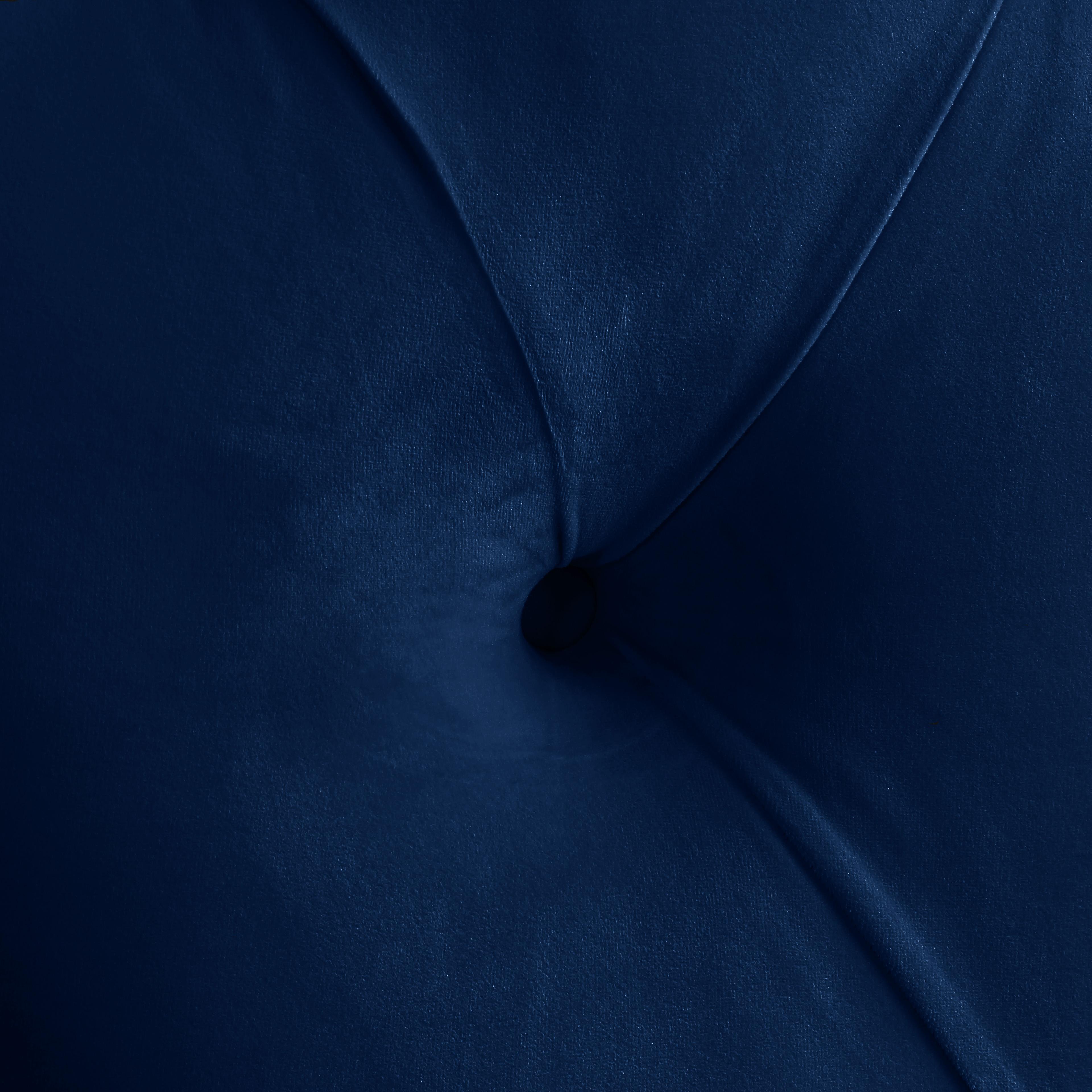Meridian Kira Navy Velvet Queen Bed