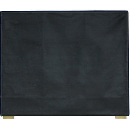 Meridian Nora Navy Velvet Full Bed