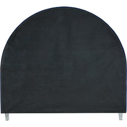 Meridian Rainbow Navy Velvet Full Bed