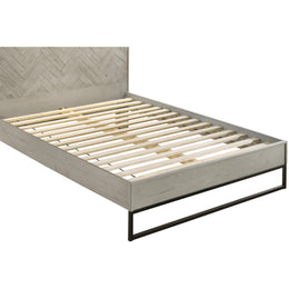 Meridian Weston Grey Stone Queen Bed (3 Boxes)