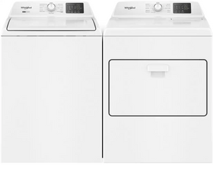 Package - Whirlpool - 4.2-4.3 Cu. Ft. High-Efficiency Top Load Washer with 2-in-1 Removable Agitator and 7.0 Cu. Ft. Gas Dryer with Adaptive Dry - Vented Matching - White