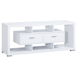 Darien 2-drawer Engineered Wood 59-inch TV Stand Cappuccino