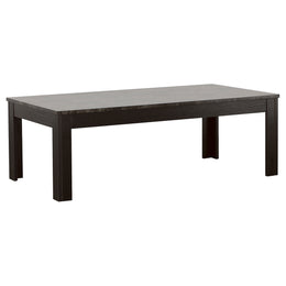 Rhodes  Faux Marble Top Coffee Table Set Brown
